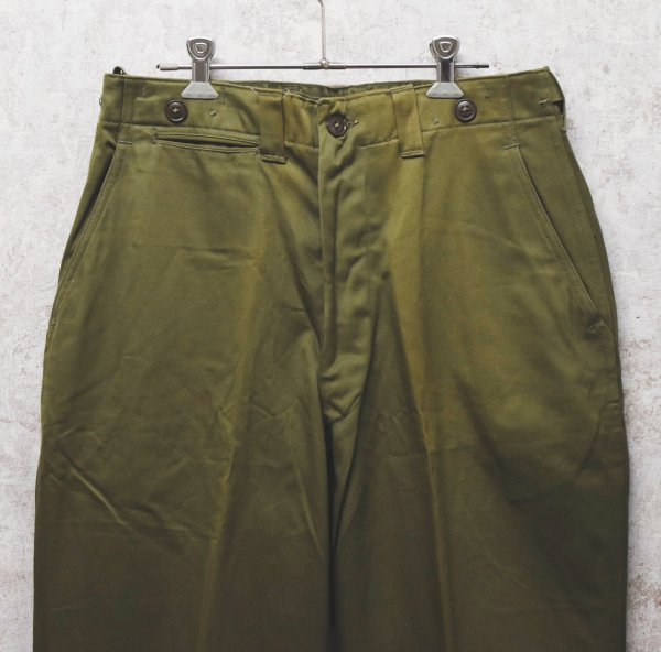 画像3: 【デッドストック】40's【ビンテージ】【米軍実物】U.S.ARMY【M43】フィールドパンツ【フィールドトラウザーズ】【32×30】  (3)