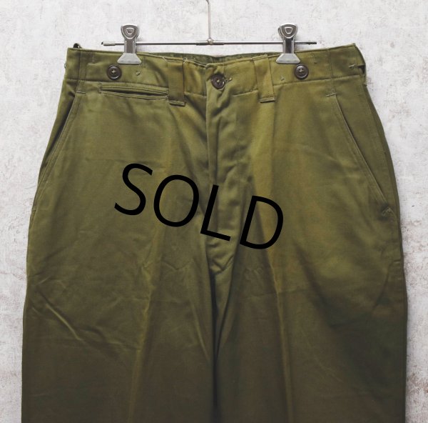 画像3: 【デッドストック】40's【ビンテージ】【米軍実物】U.S.ARMY【M43】フィールドパンツ【フィールドトラウザーズ】【32×30】  (3)