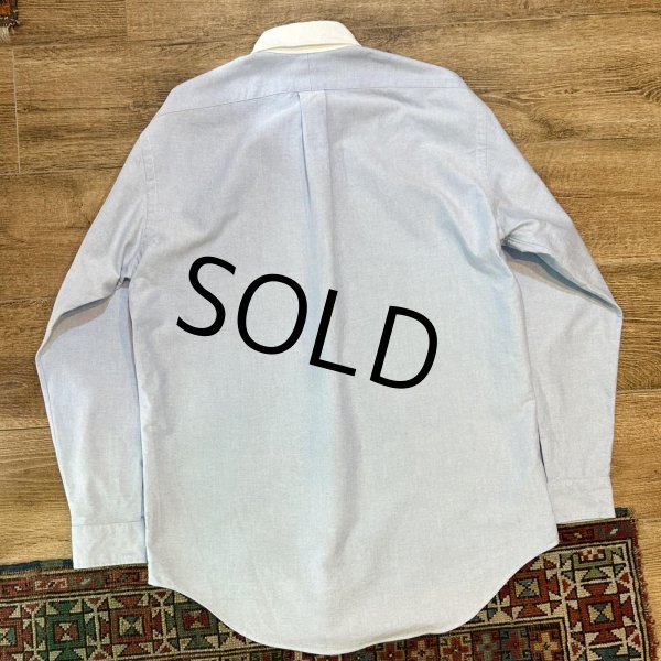 画像3: POLO RALPH LAUREN【ラルフローレン】YARMOUTH【水色×白】【クレリックシャツ】【コットンボタンダウンシャツ】【15-33】  (3)