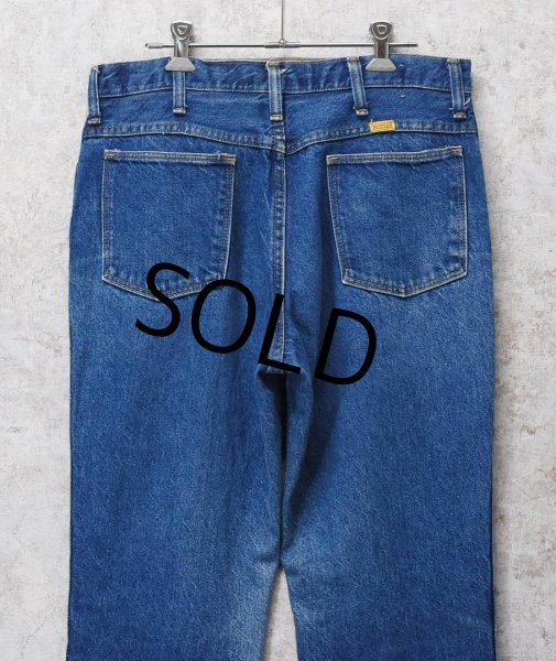 画像4: 80's~【USA製】ビンテージ【RUSTLER】ラスラー【デニムパンツ】【34X30】  (4)