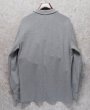 画像3: 【ラルフローレン】 【POLO ralph lauren】【グレー】コットン【長袖ポロシャツ】 【サイズＬ】   (3)