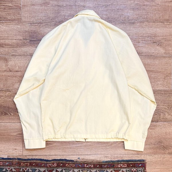 画像3: 80’s【ビンテージ】【TOWN CRAFT】タウンクラフト【レモンイエロー】【スウィングトップ】【ジップアップブルゾン】【サイズS】  (3)