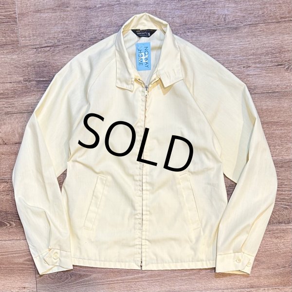 画像1: 80’ｓ【ビンテージ】【TOWN CRAFT】タウンクラフト【レモンイエロー】【スウィングトップ】【ジップアップブルゾン】【サイズS】  (1)