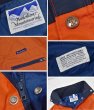 画像2: 【USA製】【Powderhorn】パウダーホーン【赤×紺】中綿入り【ポリコットンブルゾン】【サイズＬ程度】   (2)