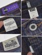 画像2: 90's【USA製】【LEVI'S】【シルバータブ】【リーバイス】【エンジ×水色チェック】【デニム生地ショーツ】【W33】  (2)