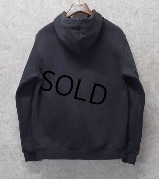 画像3: 【ビンテージ】【アディダス】adidas【黒】【黒無地】パーカー　胸トレフォイルロゴ入り【サイズL】  (3)