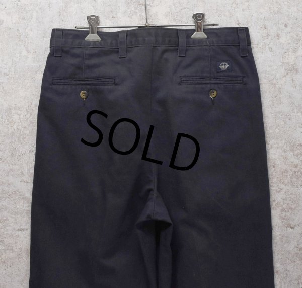 画像4: 【USA製】【ビンテージ】【DOCKERS】ドッカーズ【紺地】【２タックコットンパンツ】【32ｘ34】  (4)