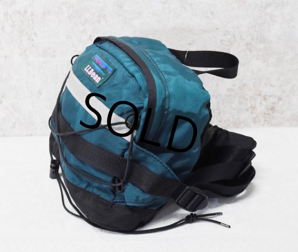 画像3: 【ビンテージ】【L.L.Bean】エルエルビーン【緑ｘ黒×リフレクター】【ウエストバッグ】【ウエストポーチ】  (3)