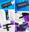 画像2: 90's~【ジャンスポーツ】【JANSDORT】【ビンテージ】【紫×青×ナチュラル】中綿入り【ナイロンジャケット】【サイズL】  (2)