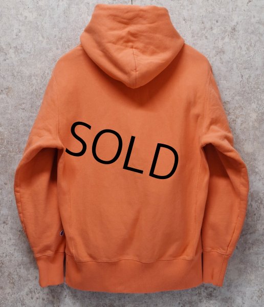 画像3: 【チャンピオン】【Champion】【オレンジピンク】【無地】【リバースウィーブパーカー】【サイズXL】  (3)