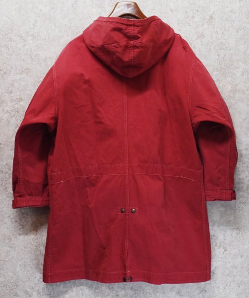 画像3: 90's~【ビンテージ】【POLO COUNTRY】ポロカントリー【ラルフローレン】【赤】【M51タイプ】フィッシュテイルパーカー【モッズパーカー】レディース古着【レディースM】  (3)