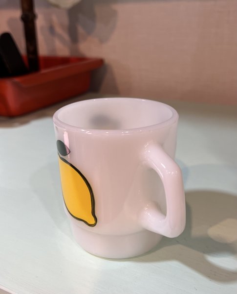 画像4: 【Fire King】【ファイヤーキング】【スーパーフルーツ】【レモン】【スタッキングマグ】【マグカップ】  (4)