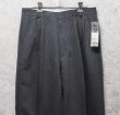 画像3: 90's デッドストック【ビンテージ】USA製【FOGLEY】【チャコールグレー】ストライプスラックス【ストライプパンツ】【W30】  (3)