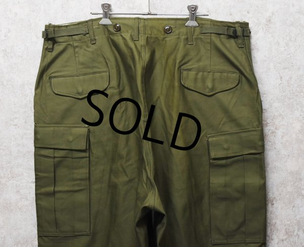 画像4: 【デッドストック】50's【米軍実物】ビンテージ【M-51】【フィールドトラウザーズ】【カーゴパンツ】【L-Long】  (4)