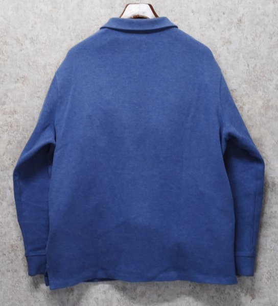 画像3: 【ラルフローレン】POLO RALPH LAUREN【青】【無地】【ハーフジップ】【コットンセーター】【サイズXL】   (3)