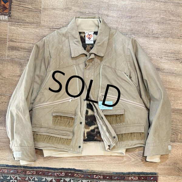 画像2: 【ビンテージ】【Columbia】コロンビア【ベージュ】フリースライナー付き【ハンティングジャケット】ハンティングブルゾン【サイズM】   (2)