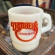 画像1: 【Fire King】【ファイヤーキング】DRUTHER'S RESTAURANT ドラサーズ レストラン【スタッキングマグ】【マグカップ】  (1)