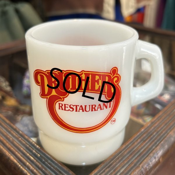 画像1: 【Fire King】【ファイヤーキング】DRUTHER'S RESTAURANT ドラサーズ レストラン【スタッキングマグ】【マグカップ】  (1)