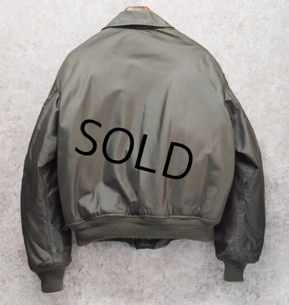 画像3: 90's【ビンテージ】【米軍実物】USAF【CWU-45/P】MIL-J-83388E ALPHA社製【フライトジャケット】【サイズL】  (3)