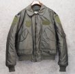 画像1: 90's【ビンテージ】【米軍実物】USAF【CWU-45/P】MIL-J-83388E ALPHA社製【フライトジャケット】【サイズL】  (1)