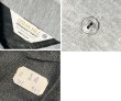 画像2: デッドストック【USA製】ビンテージ【CEDAR HILL】【黒×グレー】アクリル【長袖ポロシャツ】 【サイズＭ】   (2)