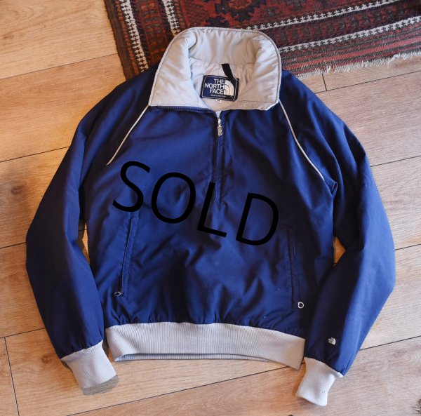 画像1: 80’ｓ〜 USA製【ノースフェイス】【the north face】【紺】【ハーフジッププルオーバージャケット】【サイズＭ】  (1)