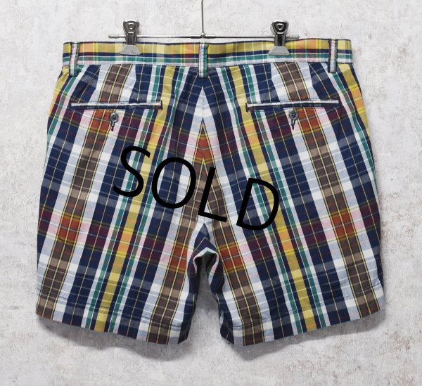画像3: 【POLO RALPH LAUREN】ラルフローレン【India Madras】マドラスチェック【ショートパンツ】【コットンショーツ】【W33】  (3)