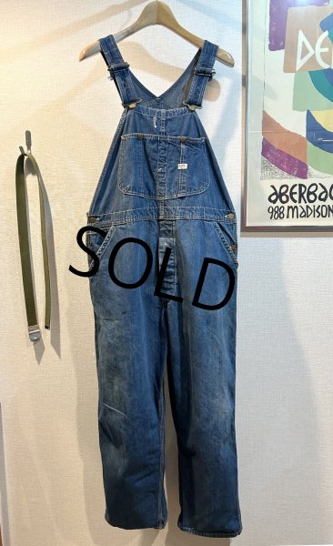 画像2: 70's USA製【ビンテージ】【Lee】JELT DENIM【デニムオーバーオール】  (2)