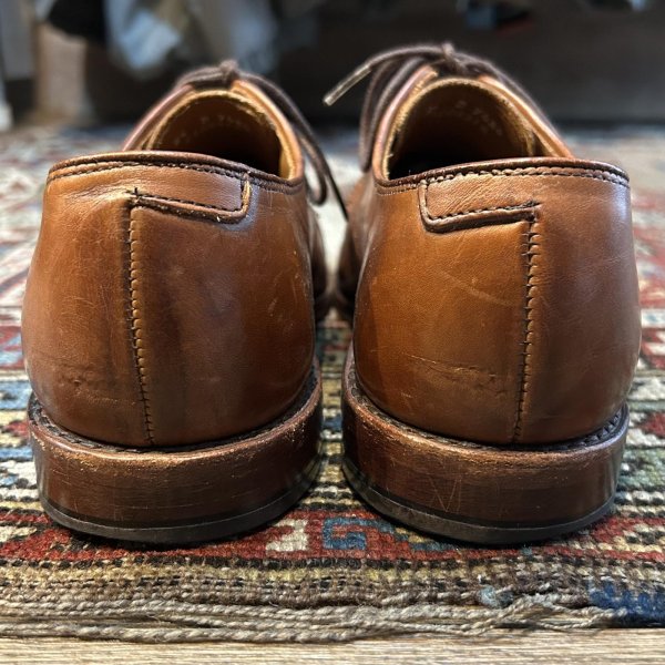 画像4: 【USA製】【アレンエドモンズ】【Allen Edmonds】ライトブラウン【ストレートチップ】【8 1/2D】【26.5cm程度】  (4)