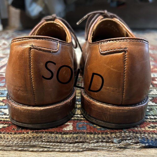 画像4: 【USA製】【アレンエドモンズ】【Allen Edmonds】ライトブラウン【ストレートチップ】【8 1/2D】【26.5cm程度】  (4)