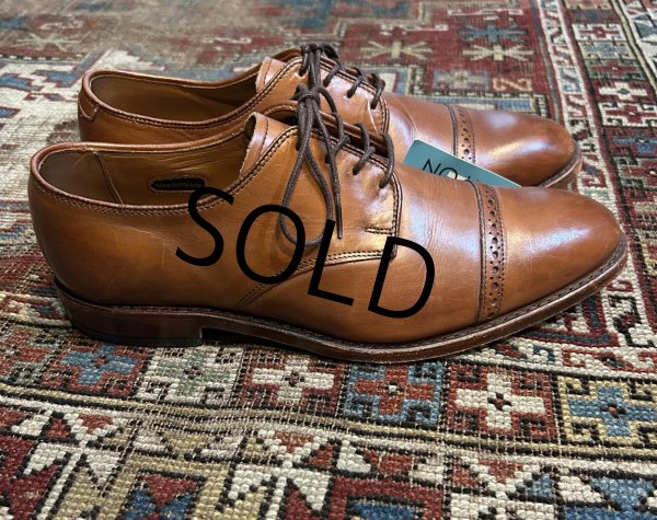 画像3: 【USA製】【アレンエドモンズ】【Allen Edmonds】ライトブラウン【ストレートチップ】【8 1/2D】【26.5cm程度】  (3)