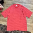 画像1: 90's【USA製】ビンテージ【フルーツオブザルーム】【赤ｘピンク】ボーダー【Ｔシャツ】【サイズL】  (1)