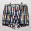 画像1: 【POLO RALPH LAUREN】ラルフローレン【India Madras】マドラスチェック【ショートパンツ】【コットンショーツ】【W３３】  (1)