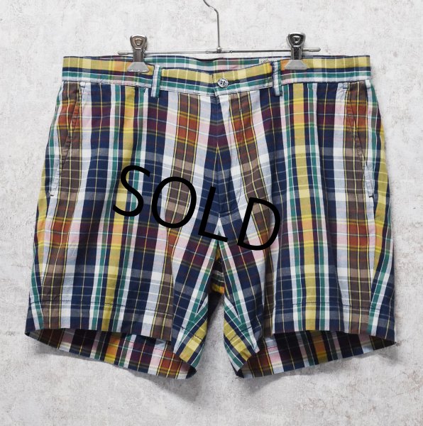 画像1: 【POLO RALPH LAUREN】ラルフローレン【India Madras】マドラスチェック【ショートパンツ】【コットンショーツ】【W３３】  (1)