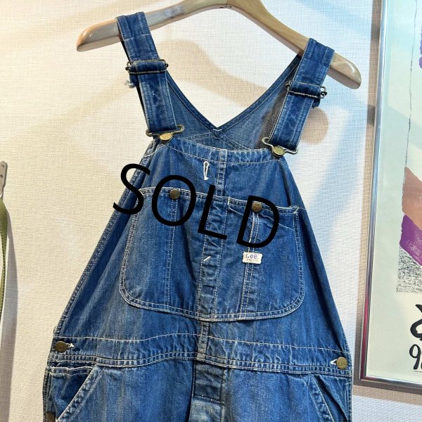 画像1: 70's USA製【ビンテージ】【Lee】JELT DENIM【デニムオーバーオール】  (1)