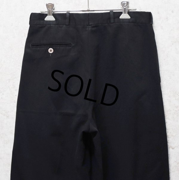 画像4: ビンテージ【FLORENZI】【7タックスラックス】【黒】【7タックパンツ】【W29程度】  (4)