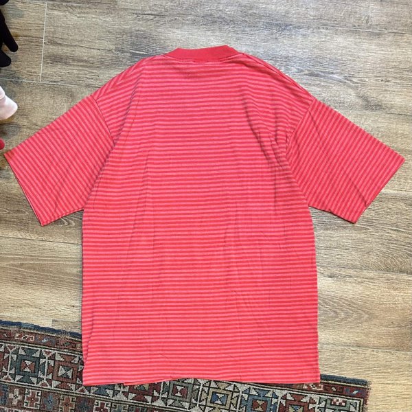画像3: 90's【USA製】ビンテージ【フルーツオブザルーム】【赤ｘピンク】ボーダー【Ｔシャツ】【サイズL】  (3)