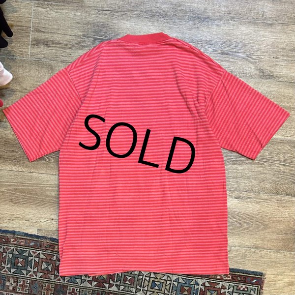画像3: 90's【USA製】ビンテージ【フルーツオブザルーム】【赤ｘピンク】ボーダー【Ｔシャツ】【サイズL】  (3)
