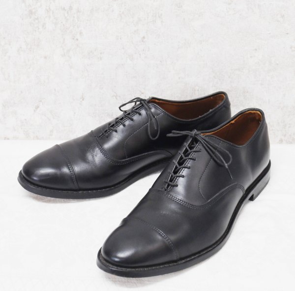 画像1: 【アレンエドモンズ】【Allen Edmonds】黒 ブラック【ストレートチップ】【9 1/2 D】【27.5cm程度】  (1)