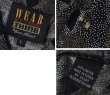 画像2: ビンテージ【WEAR THE RIGHT THING】【黒ｘ茶色】ひし形模様【レーヨンシャツ】半袖シャツ サイズL  (2)
