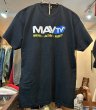 画像1: ビンテージ【Optima】オプティマ【MAVTV】マブティーブイ【黒】Tシャツ【サイズXL】  (1)