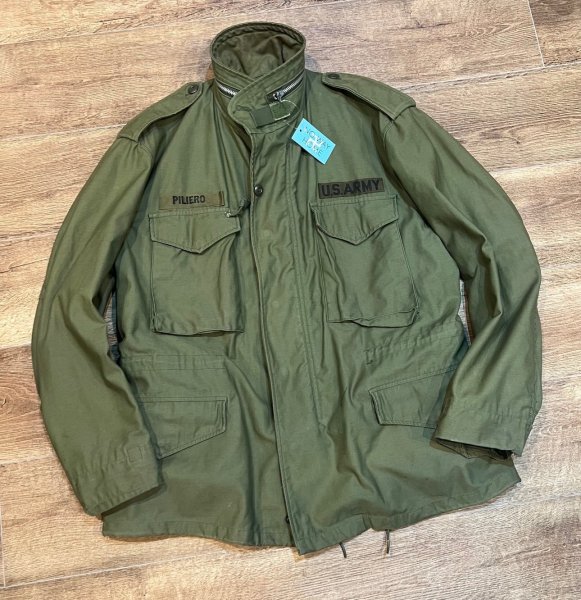 画像1: 【70's】u.s.army【米軍実物】【2型】【セカンド】【M-65】【アルミジップ】【フィールドジャケット】【M-SHORT】  (1)