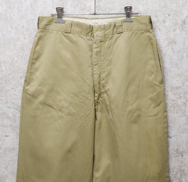 画像3: 60's【ビンテージ】U.S.ARMY【米軍実物】【チノパンツ】31×33  (3)