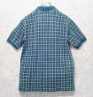 画像3: 【ビンテージ】【DOCKERS】ドッカーズ【リーバイス】【緑×黄色チェック】【ボタンダウン半袖シャツ】【ポロシャツ】【サイズＭ】  (3)