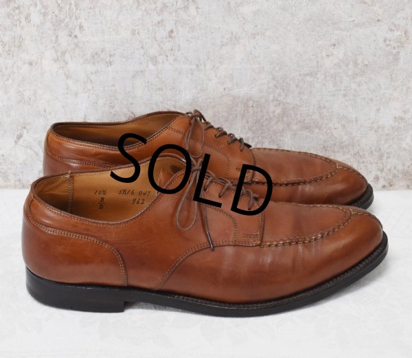 画像4: 【ビンテージ】【オールデン】alden【Uチップ】【Ｕチップ】ブラウン【レザーシューズ】【10 1/2】【28.5cm程度】  (4)