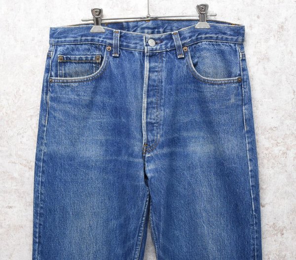 画像4: 80's【ビンテージ】【USA製】【LEVI'S】【リーバイス】【501】【デニムパンツ】【34×36】  (4)