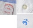 画像2: ビンテージ【ブルックスブラザーズ】Brooks Brothers【胸ロゴ入り】【鹿の子コットン】【白】【ヘンリーネックコットンTシャツ】【サイズL】  (2)