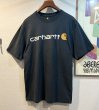 画像1: 【ビンテージ】【カーハート】carhartt【Original Fit】【ロゴ入り】黒【Tシャツ】【サイズ Ｍ】  (1)