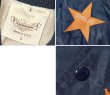 画像2: 【USA製】【ビンテージ】【AUBURN sportswear】【紺】ナイロンスナップブルゾン【サテンジャケット】【サイズＬ】  (2)