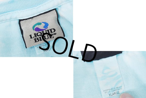 画像2: 【ビンテージ】【リキットブルー】【総柄】【タイダイTシャツ】【海】【ペンギン】Tシャツ【サイズXL】 (2)